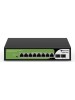 Bdcom 8 Port Yönetilemez PoE Switch S1500-8P2S